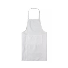 high quality white custom spun polyester waterproof restaurant kitchen apron